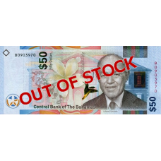 (586) ** PN81 Bahamas 50 Dollars Year 2019 (OUT OF STOCK)